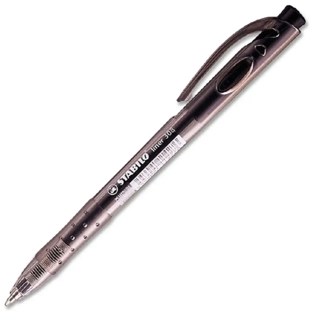 Stabilo: Liner fekete színű golyóstoll 0,38mm kép 1