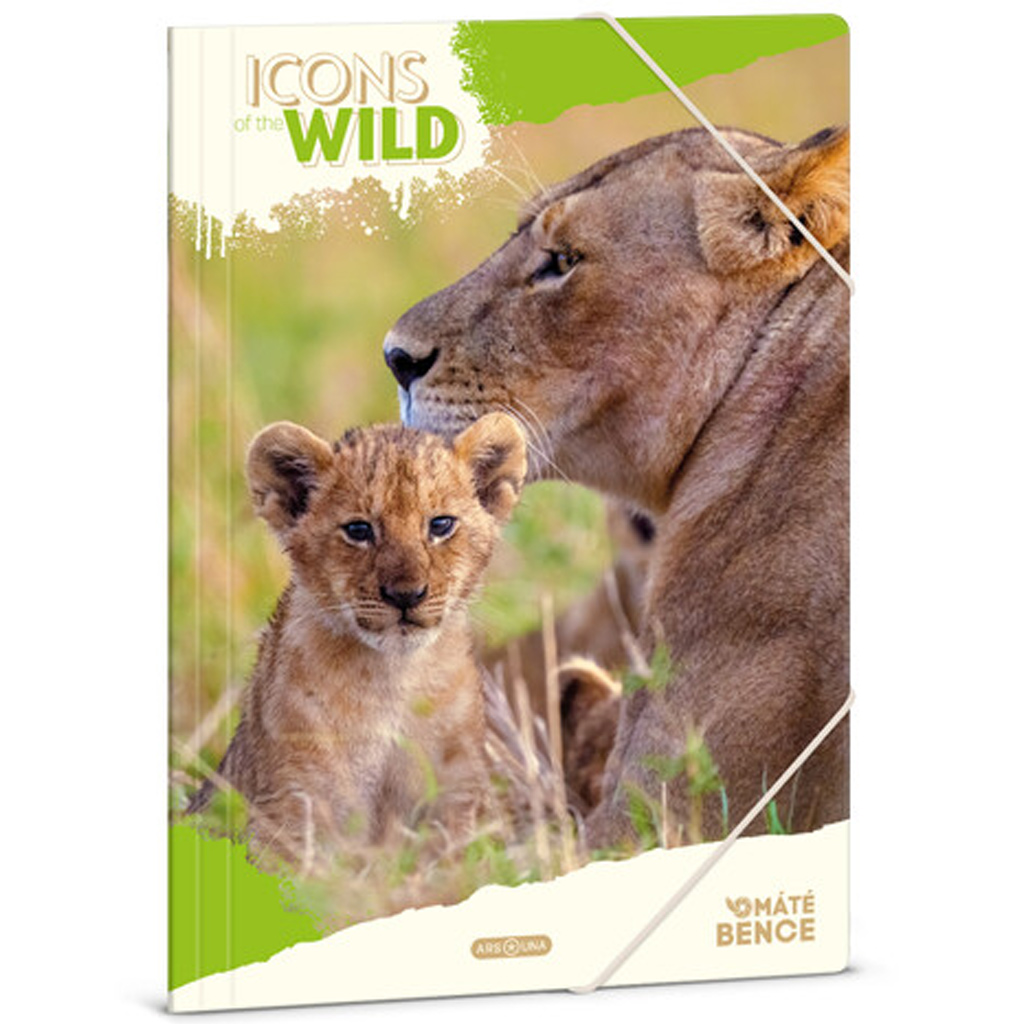 Ars Una: Máté Bence Icons of the Wild-Lions A/4 gumis dosszié kép 1