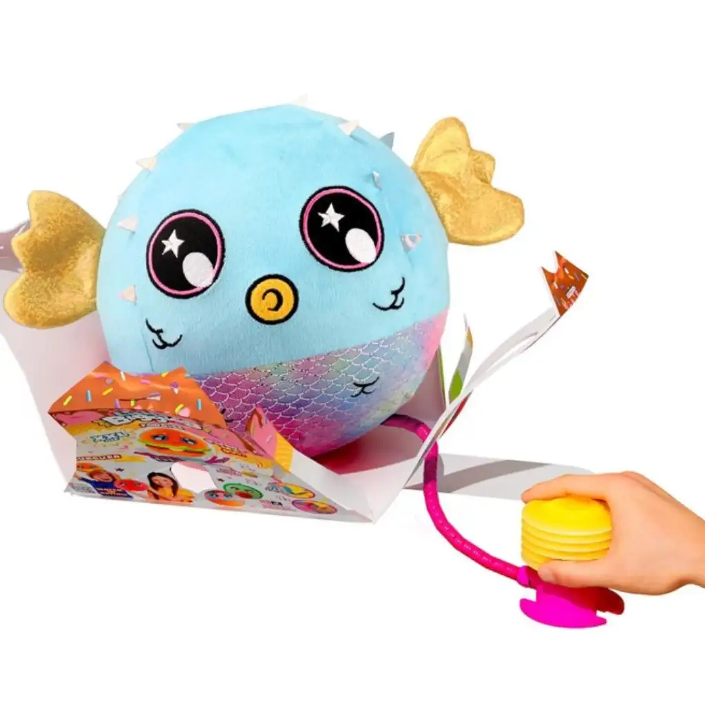 Little Biggies: Felfújható mini plüss gömbhal kép 1