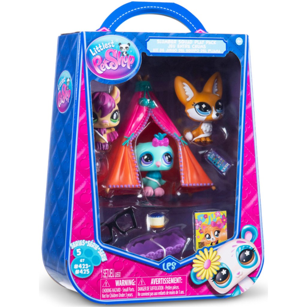 Littlest Pet Shop: Pizsama party 3db játékszett figurával kép 1