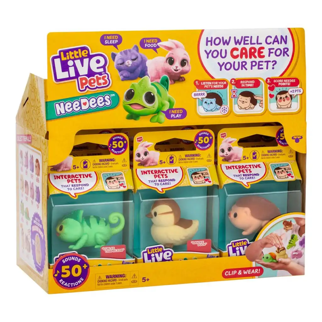 Little Live Pets: Needees Gyűjthető interaktív kiskedvencek többféle 1db kép 1