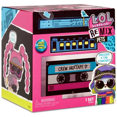 L.O.L. Surprise Remix Pets gyűjthető játékfigura kép 1