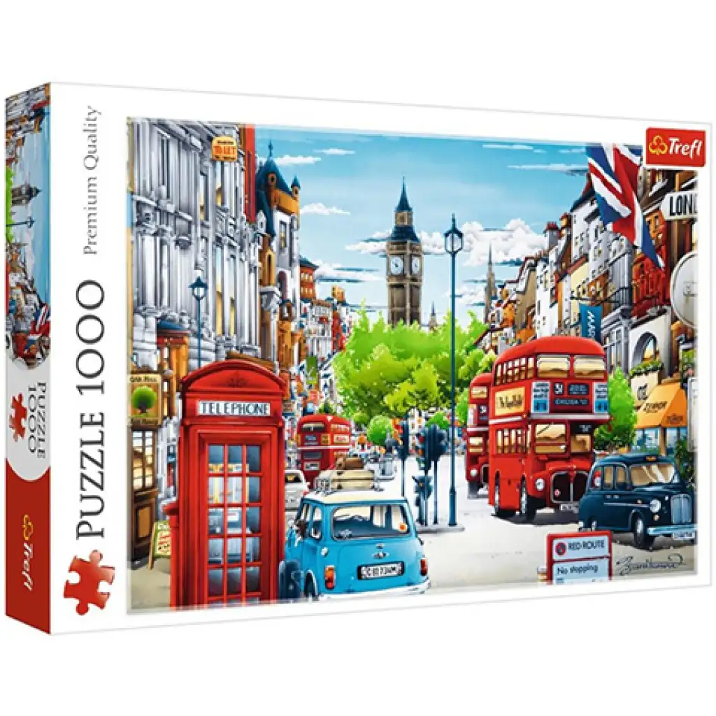 Londoni utca 1000db-os puzzle - Trefl kép 1