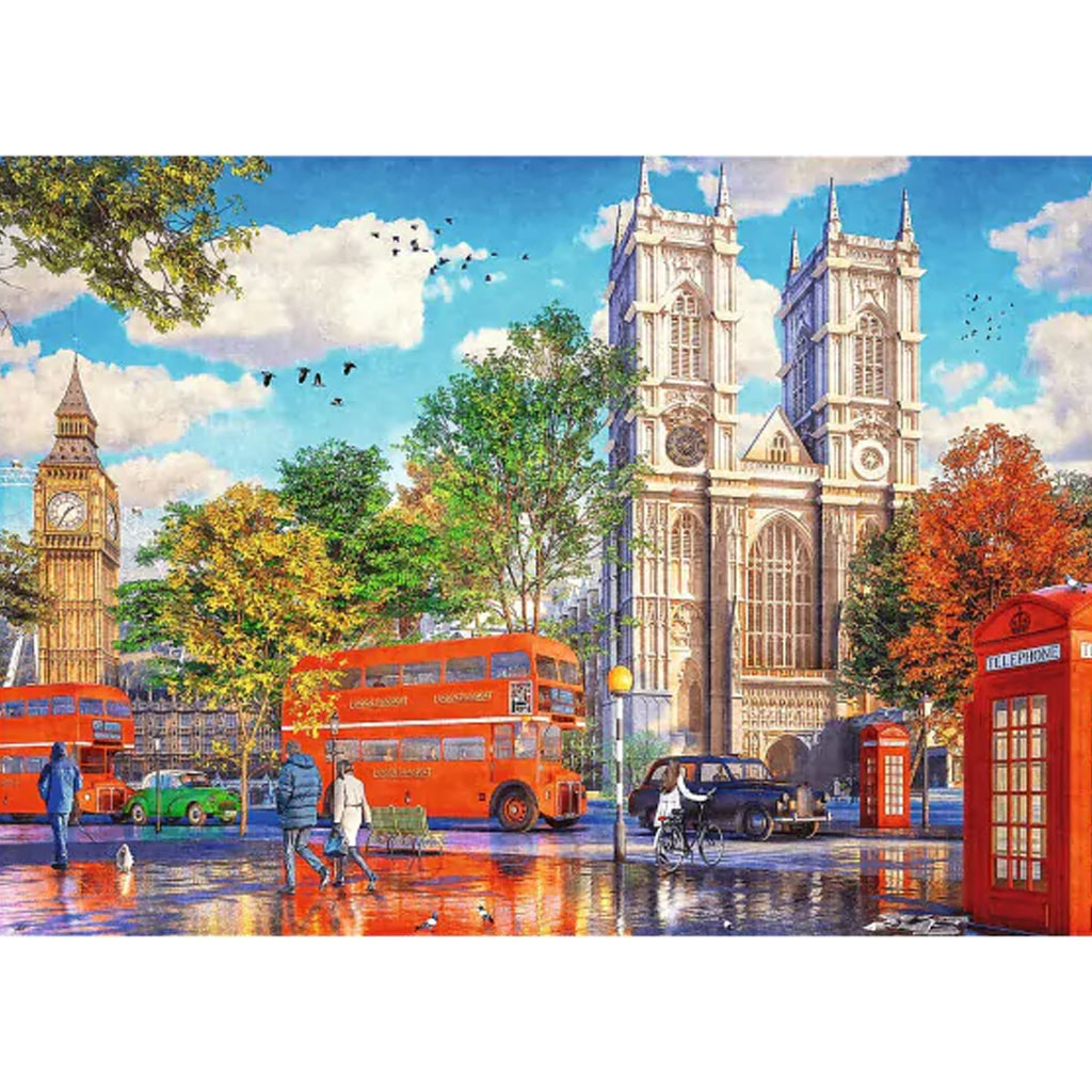 Londoni utcakép 1000db-os prémium puzzle - Trefl kép 2