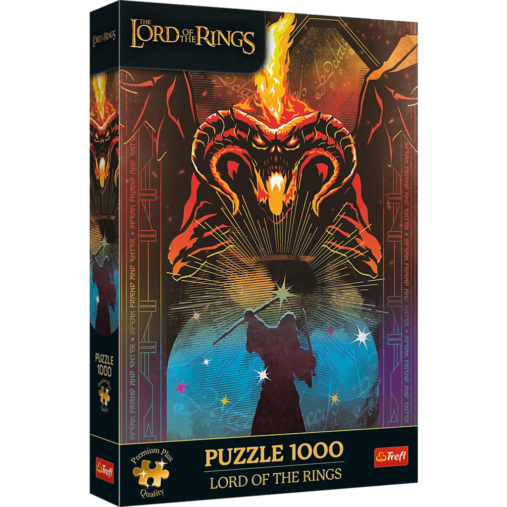 A Gyűrűk Ura Gandalf és a Balrog csatája 1000db-os Prémium plus quality puzzle - Trefl kép 1