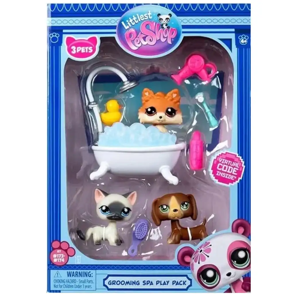 Littlest Pet Shop: Spa 3db-os figura csomag kép 1