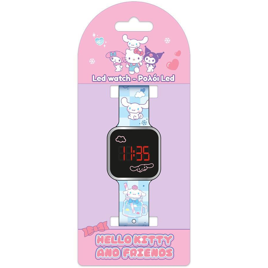 Luna: Hello Kitty Cinnamoroll LED-es karóra kép 1