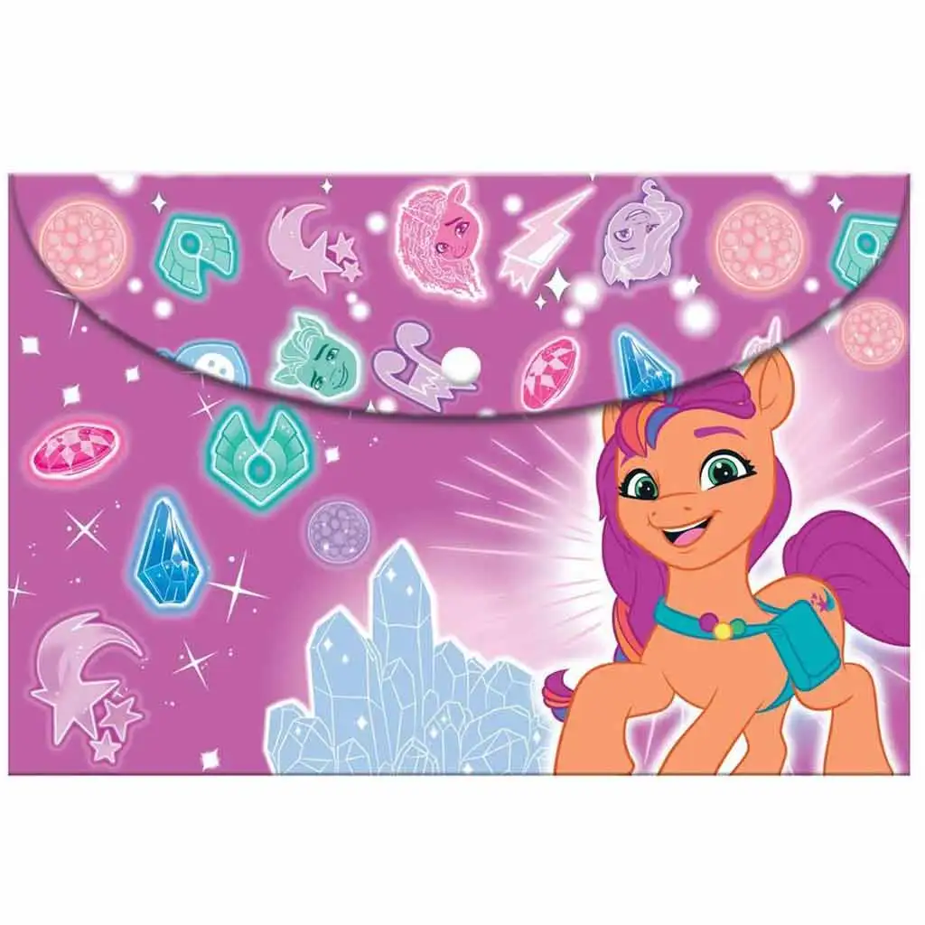 Luna: Én kicsi pónim patentos műanyag irattartó mappa A/4-es méretben kép 1