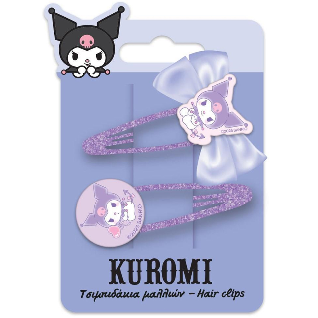 Luna: Kuromi 2db-os hajcsat szett kép 1