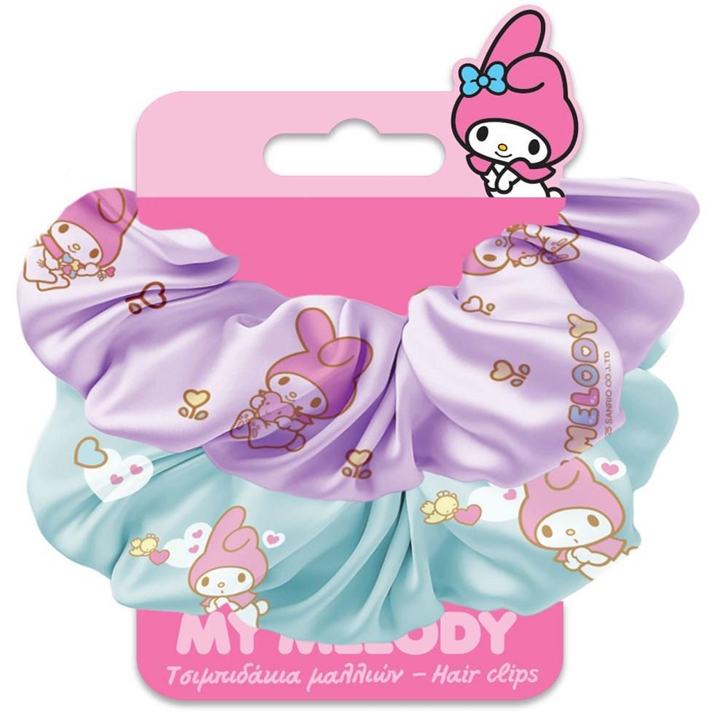 Luna: My Melody 2db-os hajgumi scrunchies szett kép 1