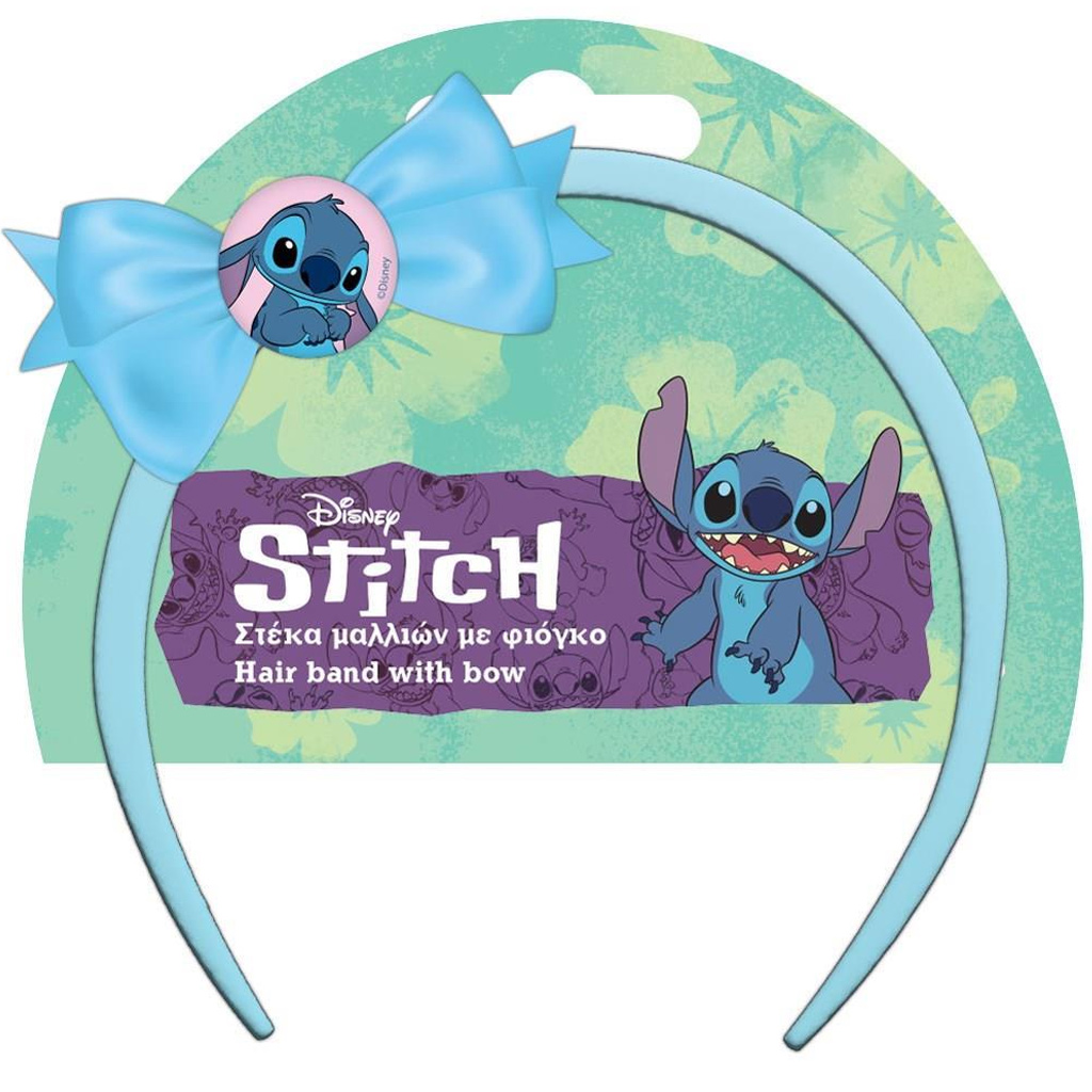 Luna: Lilo & Stitch mintás hajpánt masnival kép 1