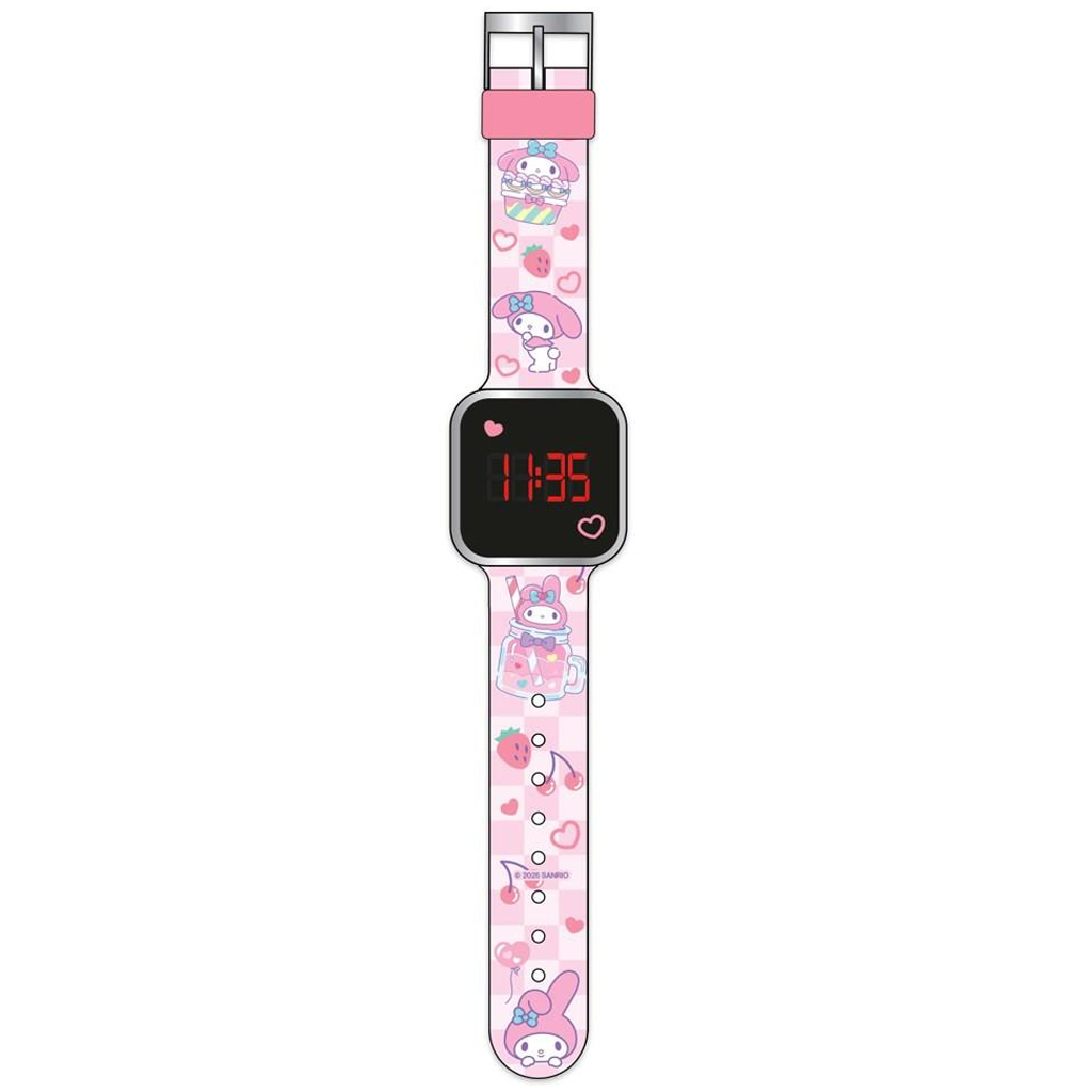 Luna: Hello Kitty My Melody LED-es karóra kép 2