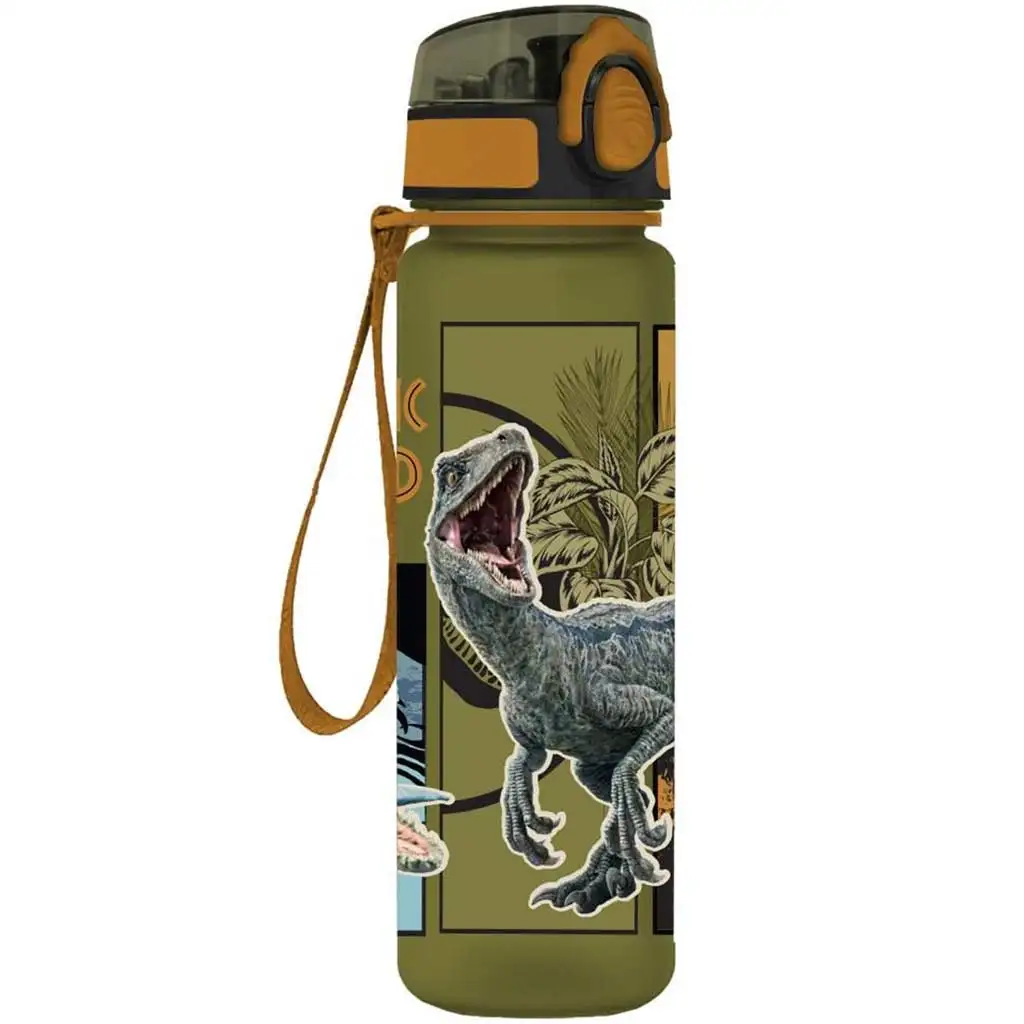 Must: Jurassic World dinoszauruszos BPA-mentes műanyag kulacs kétféle változatban 650ml kép 3