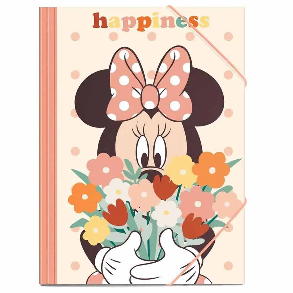 Luna: Minnie egér gumis mappa A/4-es lapokhoz 25x35cm kép 1