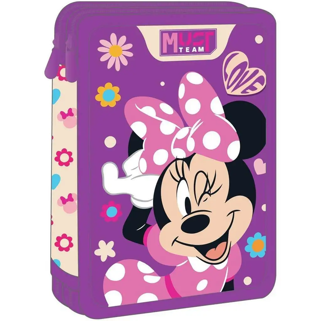 Luna: Minnie Love 2 szintes töltött tolltartó kép 1