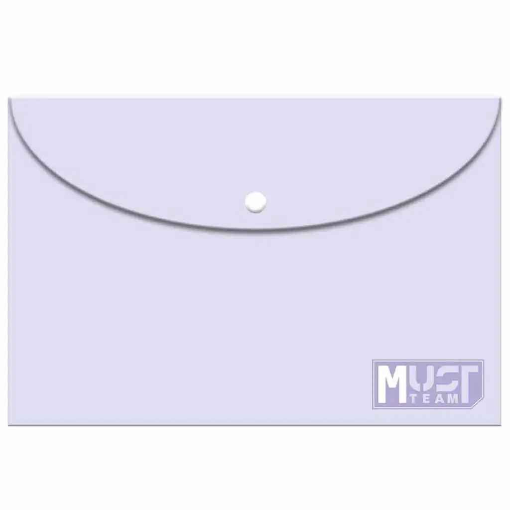 Luna: Pasztell lila színű műanyag irattartó mappa A/4-es méretben kép 1