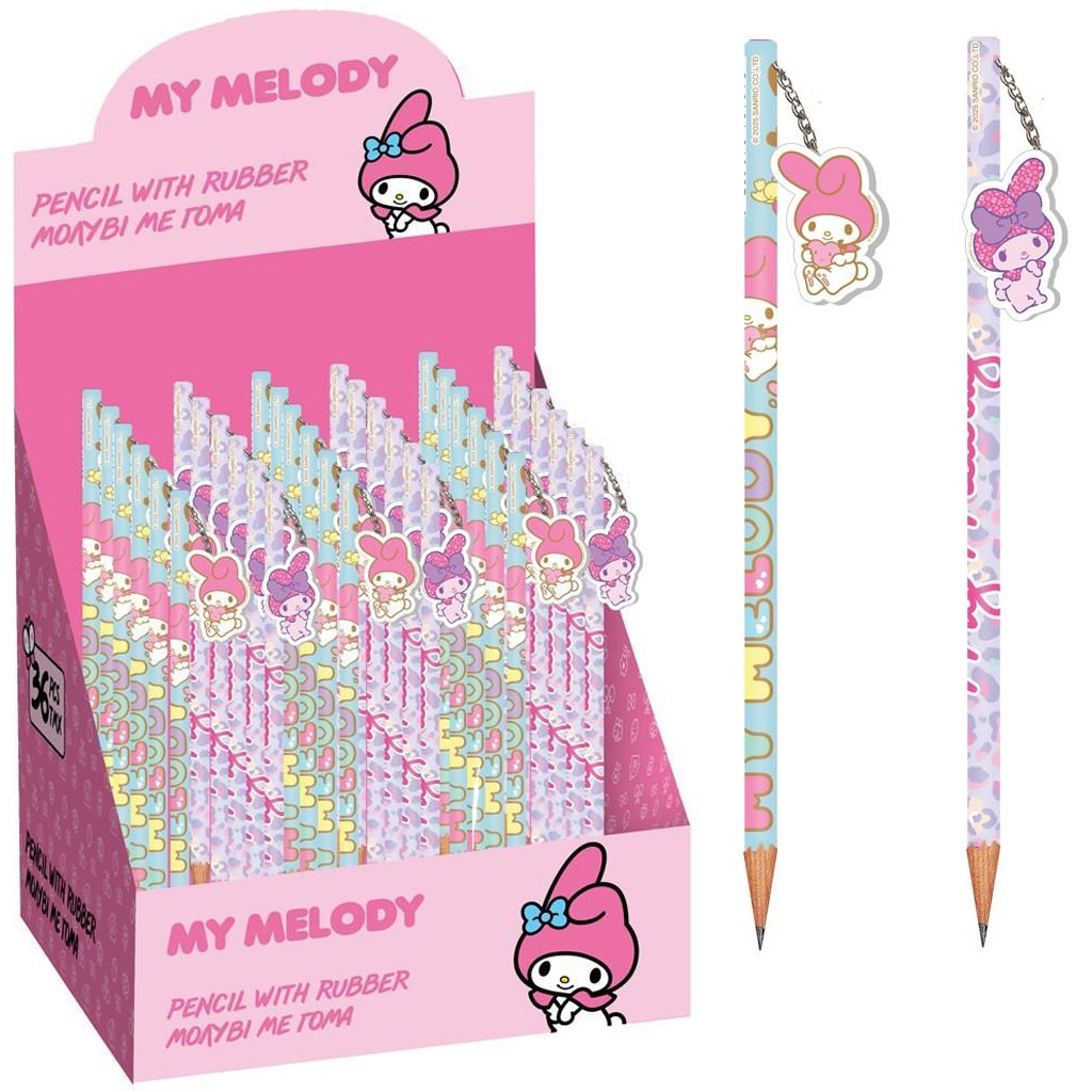 Luna: Hello Kitty My Melody grafitceruza radírral, kétféle változatban 1db kép 1