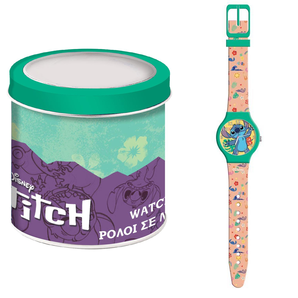 Luna: Lilo & Stitch analóg karóra fém díszdobozban kép 1