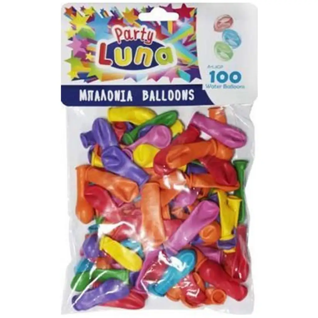 Színes vízibomba lufi 100db-os csomag kép 1
