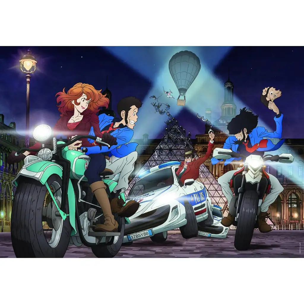 Lupin the 3rd - Párizsi üldözés 1000db-os puzzle - Clementoni kép 2