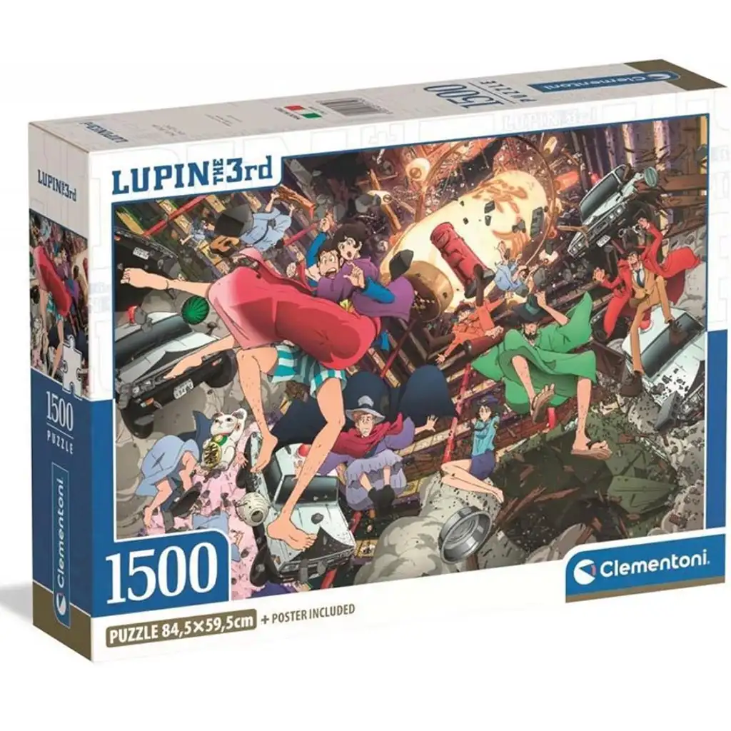 Lupin the 3rd 1500db-os compact puzzle - Clementoni kép 1