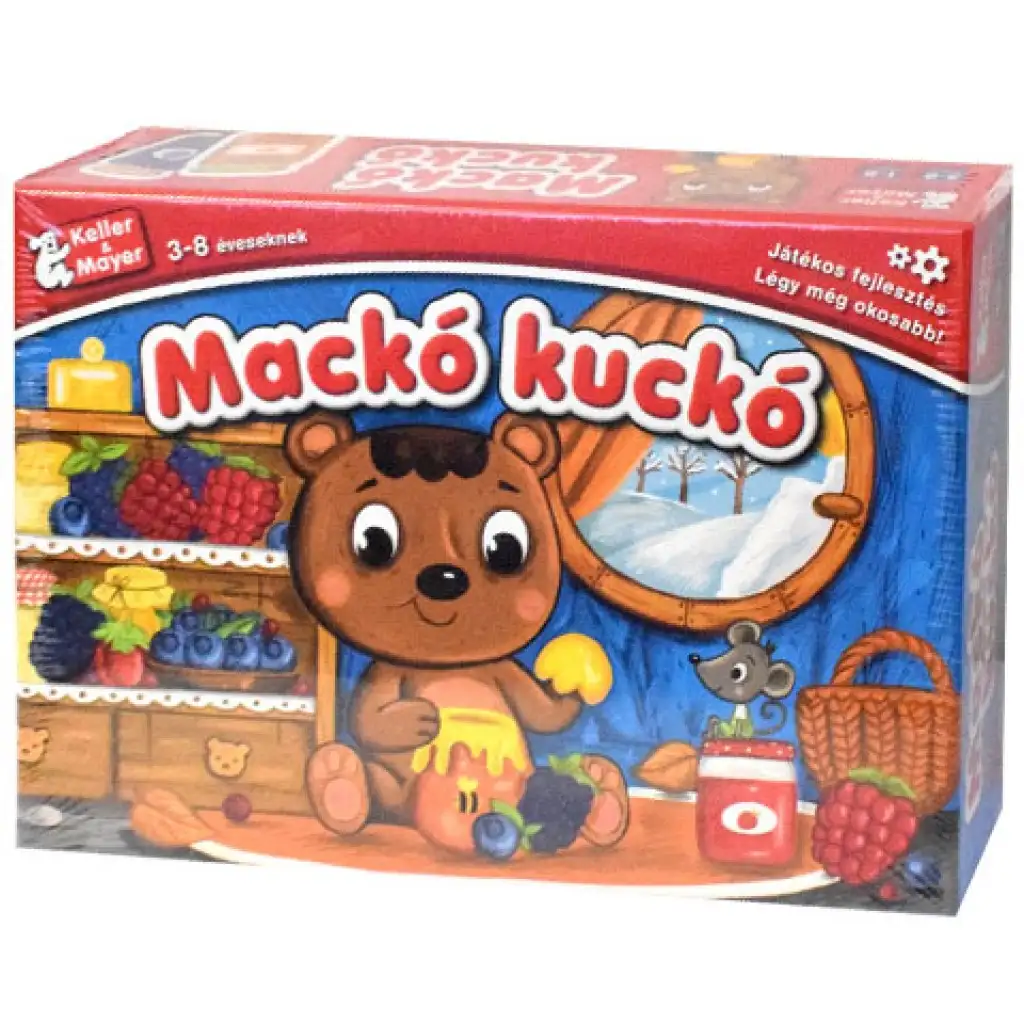 Mackó kuckó készségfejlesztő társasjáték kép 1