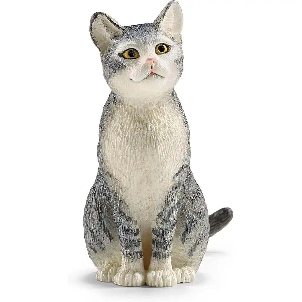 Schleich: Ülő macska figura (13771) kép 1