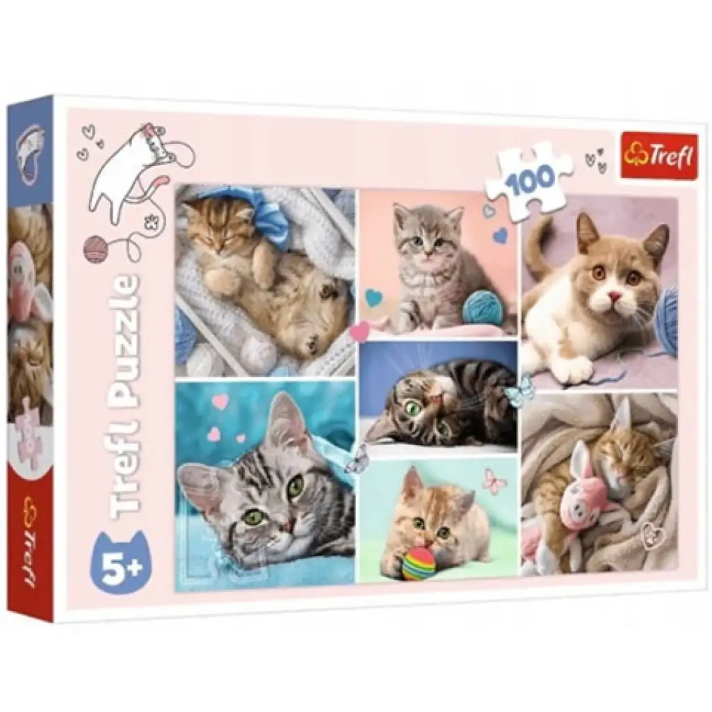 Macskák 100db-os puzzle - Trefl kép 1