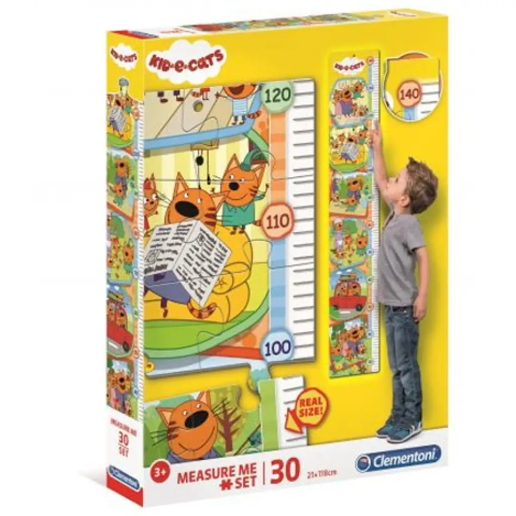 Kid&Cats Magasságmérő puzzle 30db-os - Clementoni kép 1