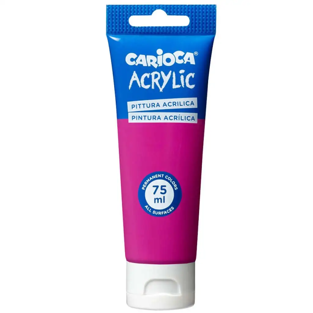 Acrylic 75ml-s akril festék magenta színben - Carioca kép 1