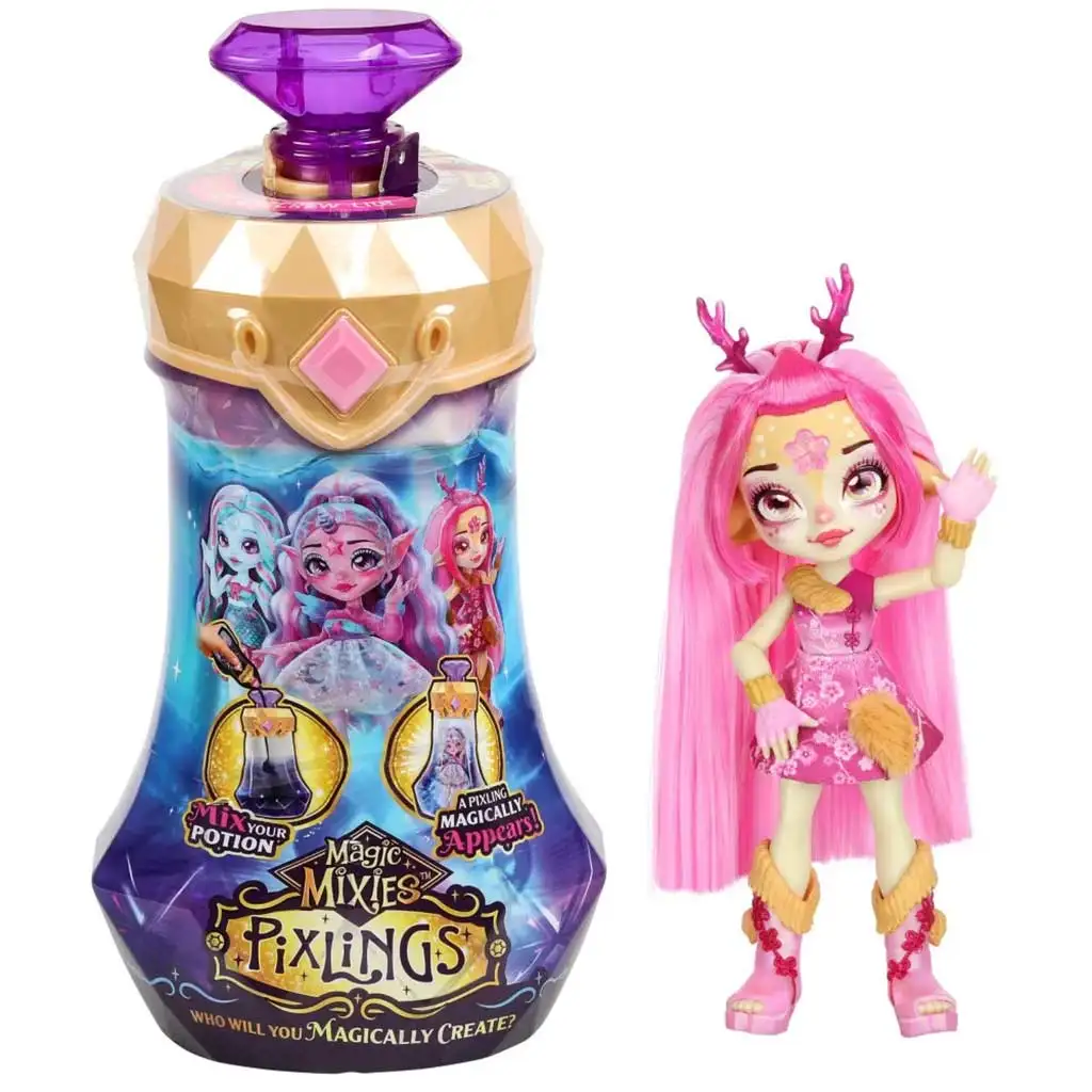 Magic Mixies: Pixlings Deerle baba fésülhető hajjal kép 1