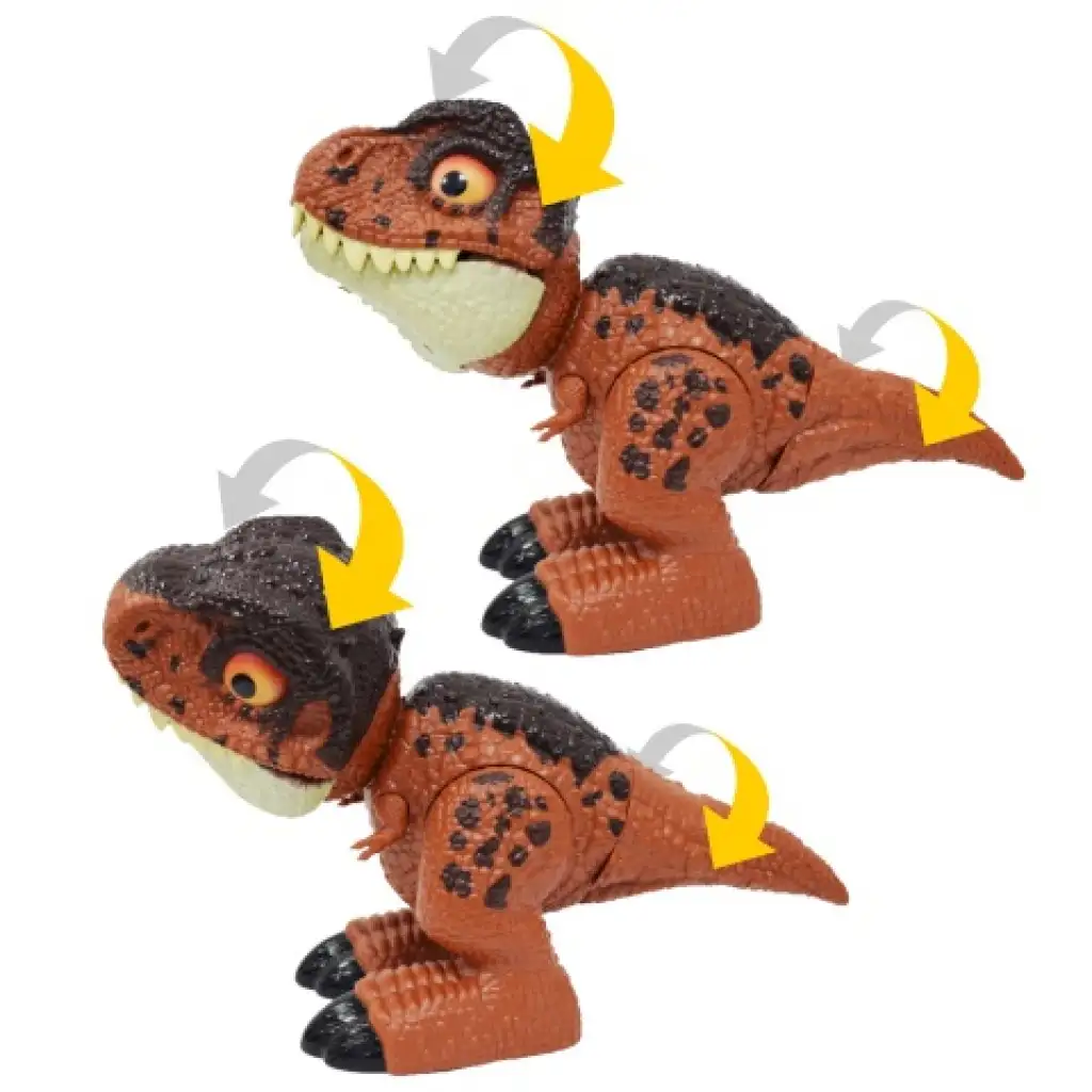 Dino World: Cuki T-Rex bébi dinoszaurusz hangeffektekkel 25cm kép 5