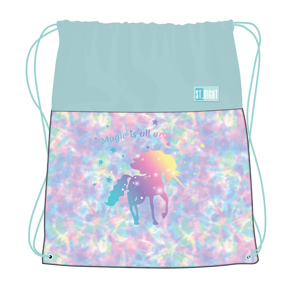 St.Right Magic Unicorn tornazsák, sportzsák 43x34cm kép 1