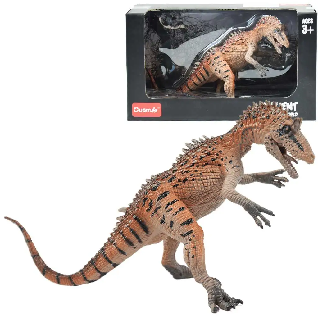 Dino World: Részletgazdagon kidolgozott 16cm-es Cryolophosaurus dinoszaurusz figura díszcsomagolásban kép 1