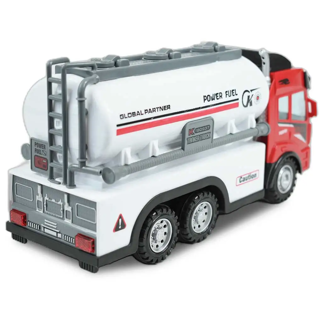 RC Távirányítós üzemanyag szállító tartályos kamion fény effektekkel 1/43-as méretarány 27 MHz 21cm kép 2