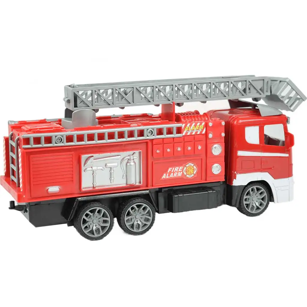 RC Távirányítós emelőkosaras tűzoltóautó fényeffektekkel 1/24-es méretarány 27MHz 30cm kép 2