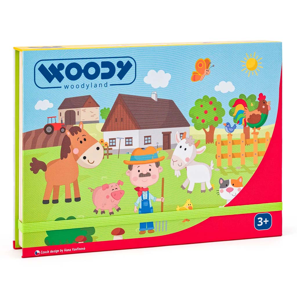 Mágneses kirakó dobozban - Farm - Woodyland kép 1