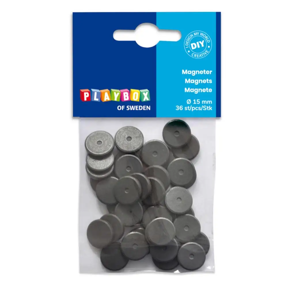PlayBox: Mágnes korongok 15mm-es 36db-os kép 1