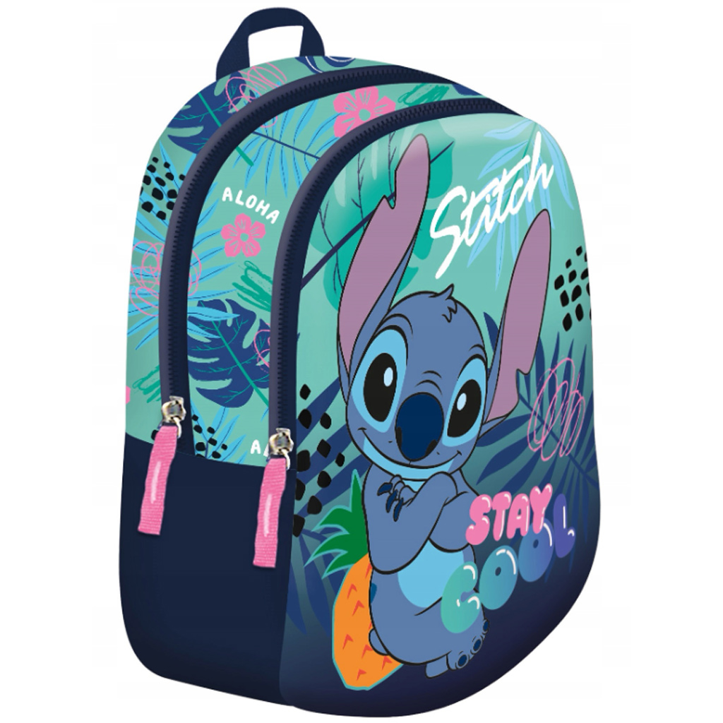 Stitch stay cool ovis hátizsák 29x22x9cm kép 1