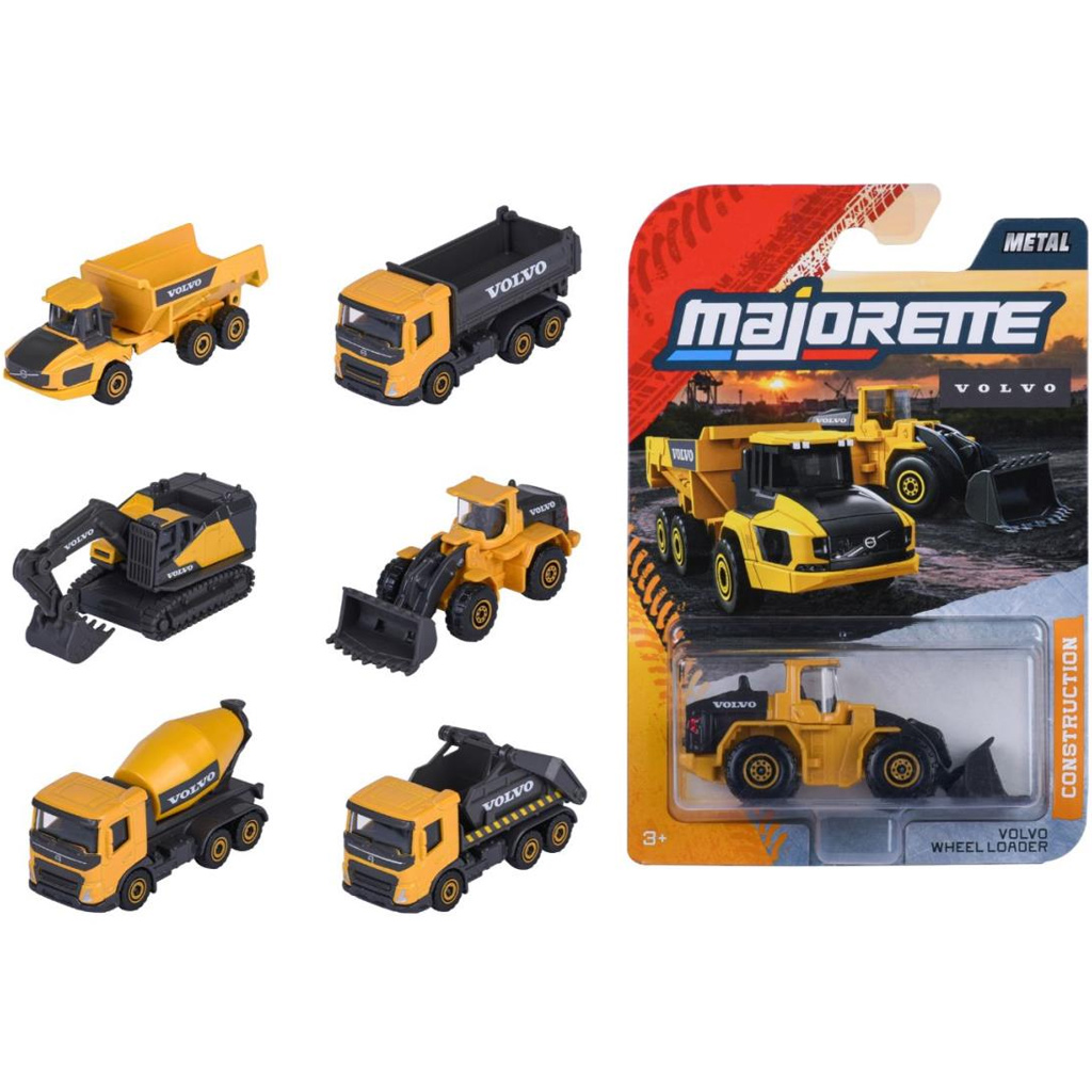 Majorette: Construction Volvo munkagépek többféle változatban 1db - Simba Toys kép 1