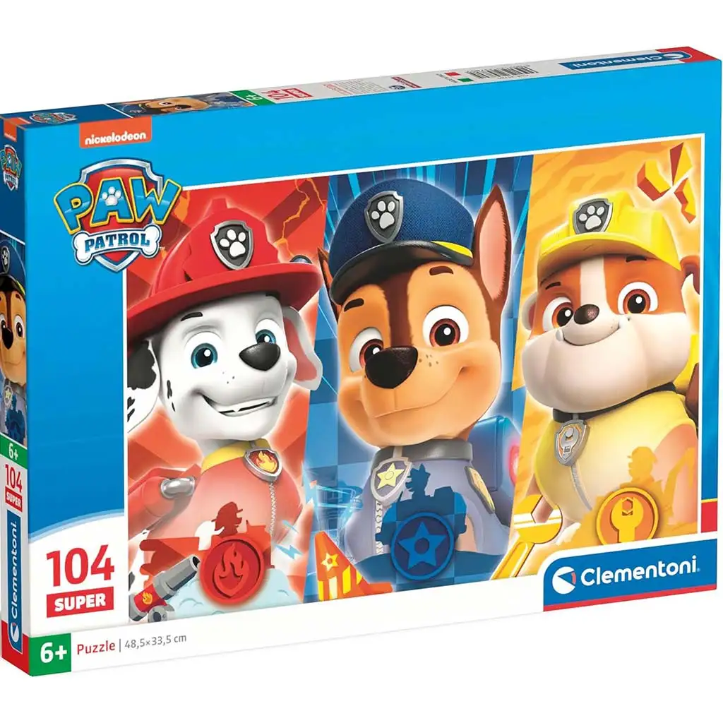 Mancs Őrjárat 104db-os Super puzzle - Clementoni kép 1