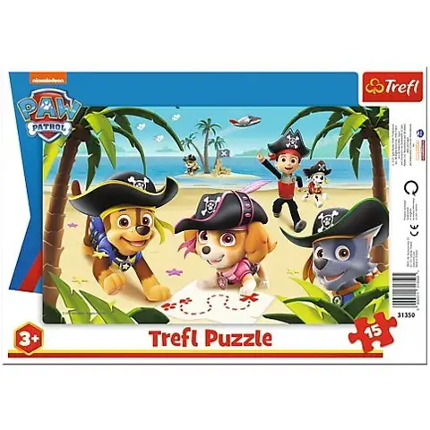 Mancs őrjárat: Barátok 15 db-os keretes puzzle - Trefl kép 1