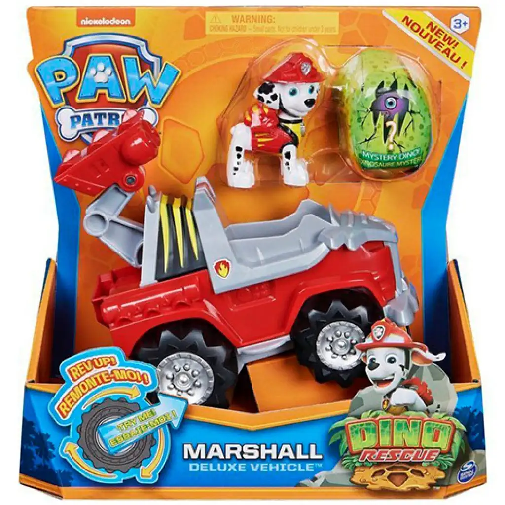 Mancs őrjárat Dino Rescue: Marshall deluxe járművel - Spin Master kép 1