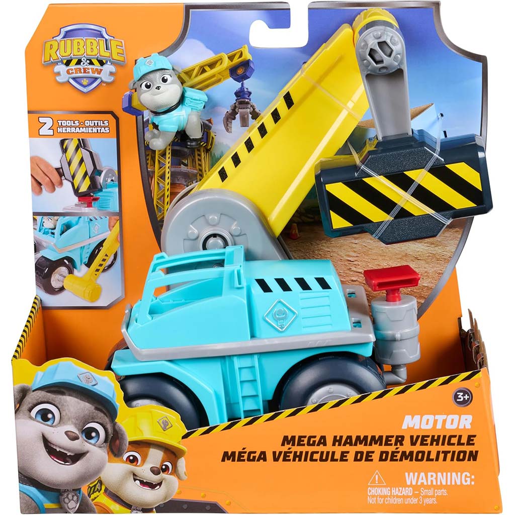 Mancs Őrjárat: Rubble és csapata Motor építő járműve - Spin Master kép 1