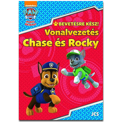 Mancs Őrjárat: Vonalvezetés - Chase és Rocky foglalkoztató füzet kép 1