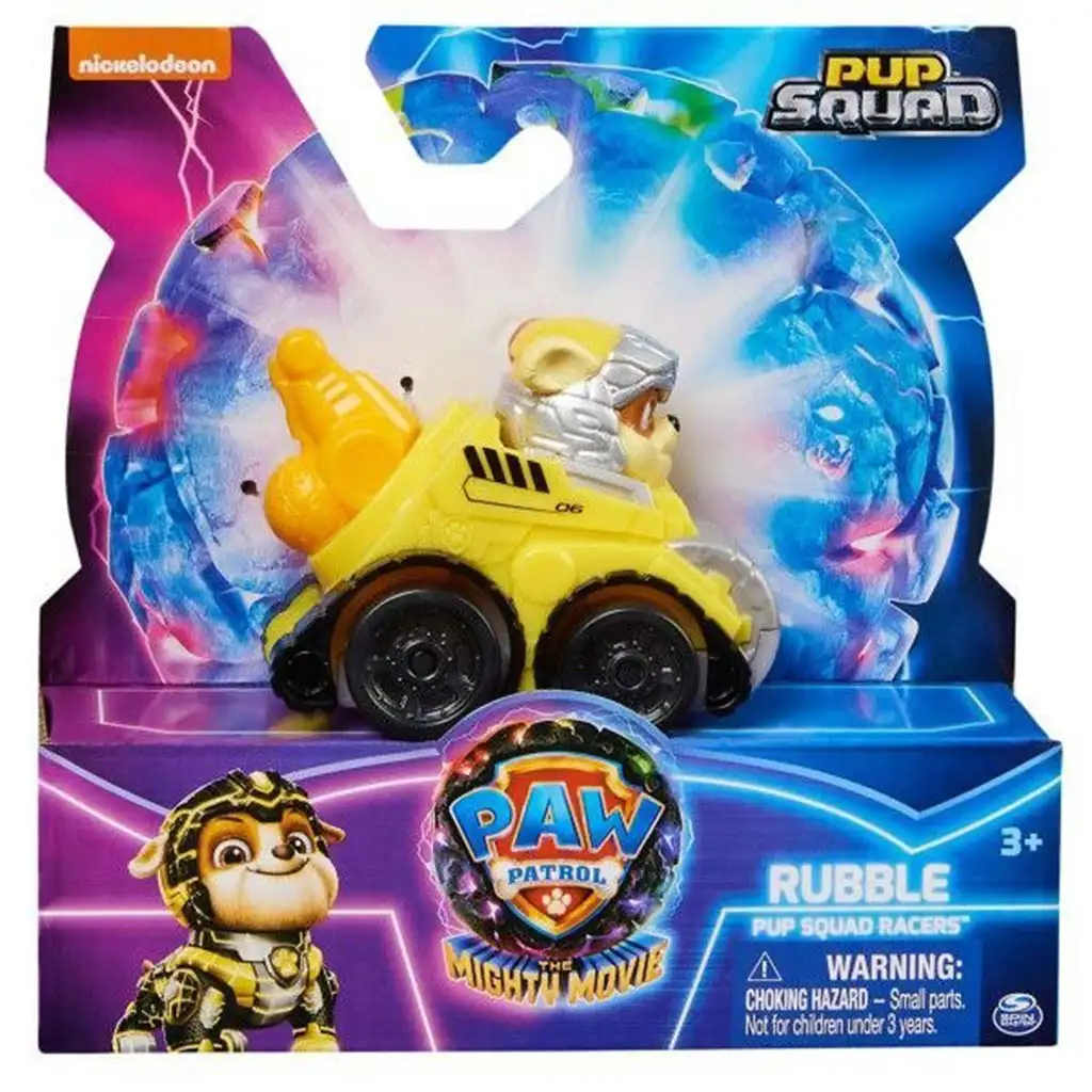 Mancs Őrjárat A Szuperfilm: Pup Squad Racers Rubble minifigura járművel - Spin Master kép 1