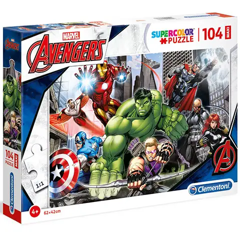 Marvel Bosszúállók 104db-os Maxi Puzzle - Clementoni kép 1