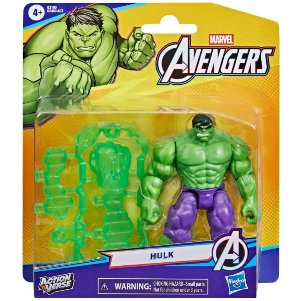 Marvel Bosszúállók Action Verse Hulk figura - Hasbro kép 1
