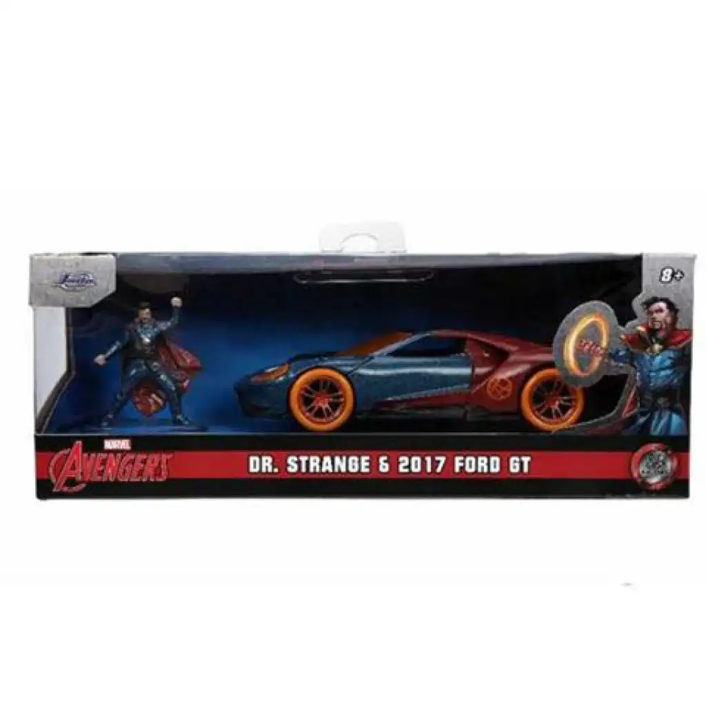 Marvel: Dr. Strange figura és 2017 Ford GT autómodell 1/32 - Simba Toys kép 1