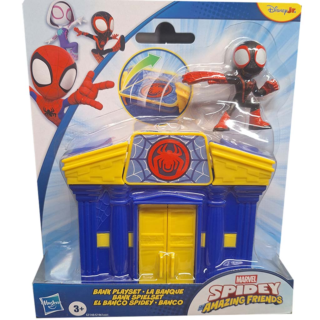 Póki és csodálatos barátai: Miles Morales bankos játékszett figurával - Hasbro kép 1